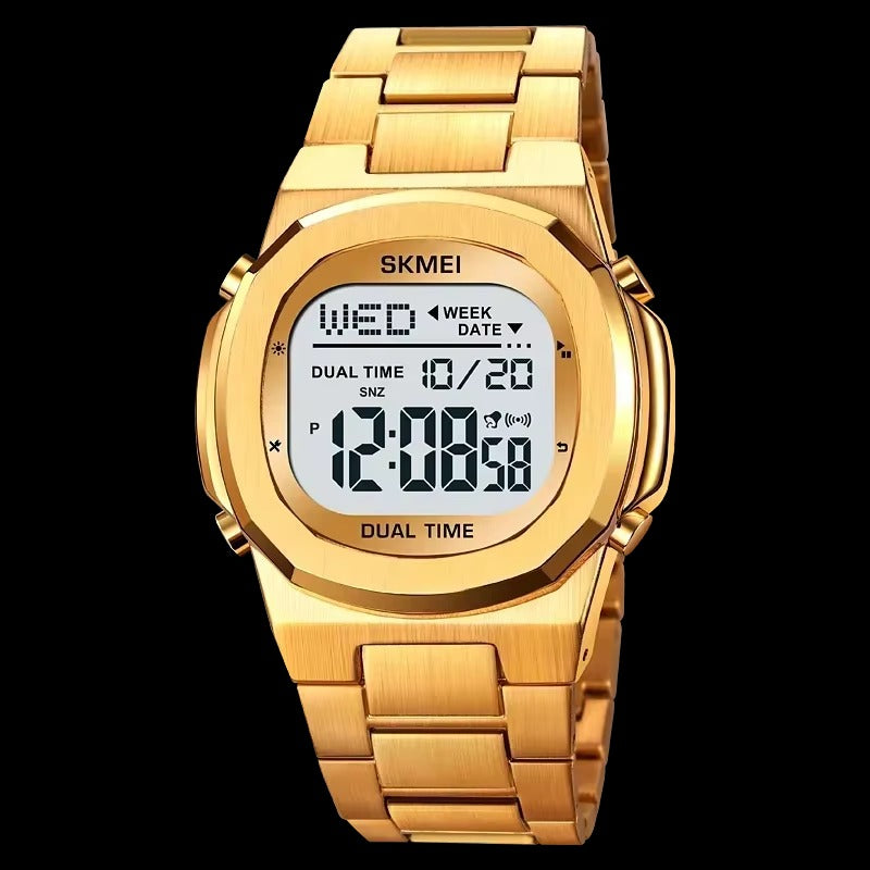 Digitale Edelstahl Armbanduhr "Elettronica di lusso no.5276“ - PITANI