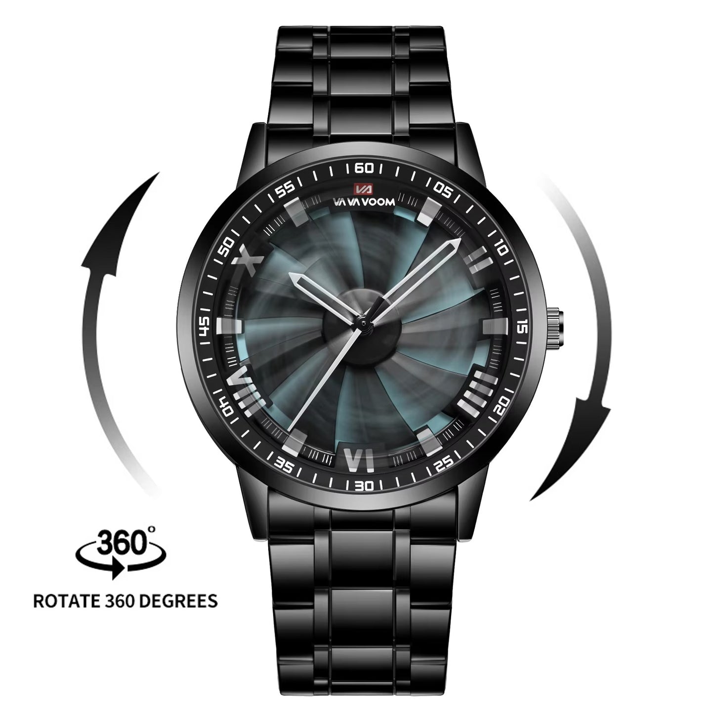 Rotierende Edelstahl Armbanduhr "Ruota rotante no.5256“ - PITANI