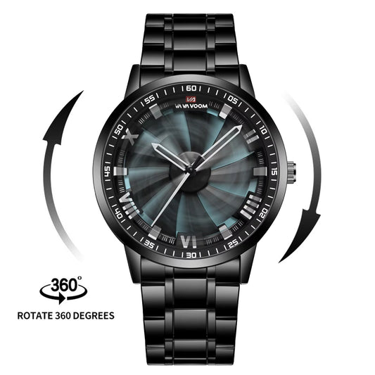 Rotierende Edelstahl Armbanduhr "Ruota rotante no.5256“ - PITANI
