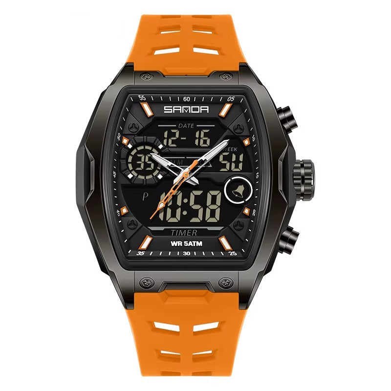 Silikonband Armbanduhr "Sport con quadrante grande no.5232“ - PITANI