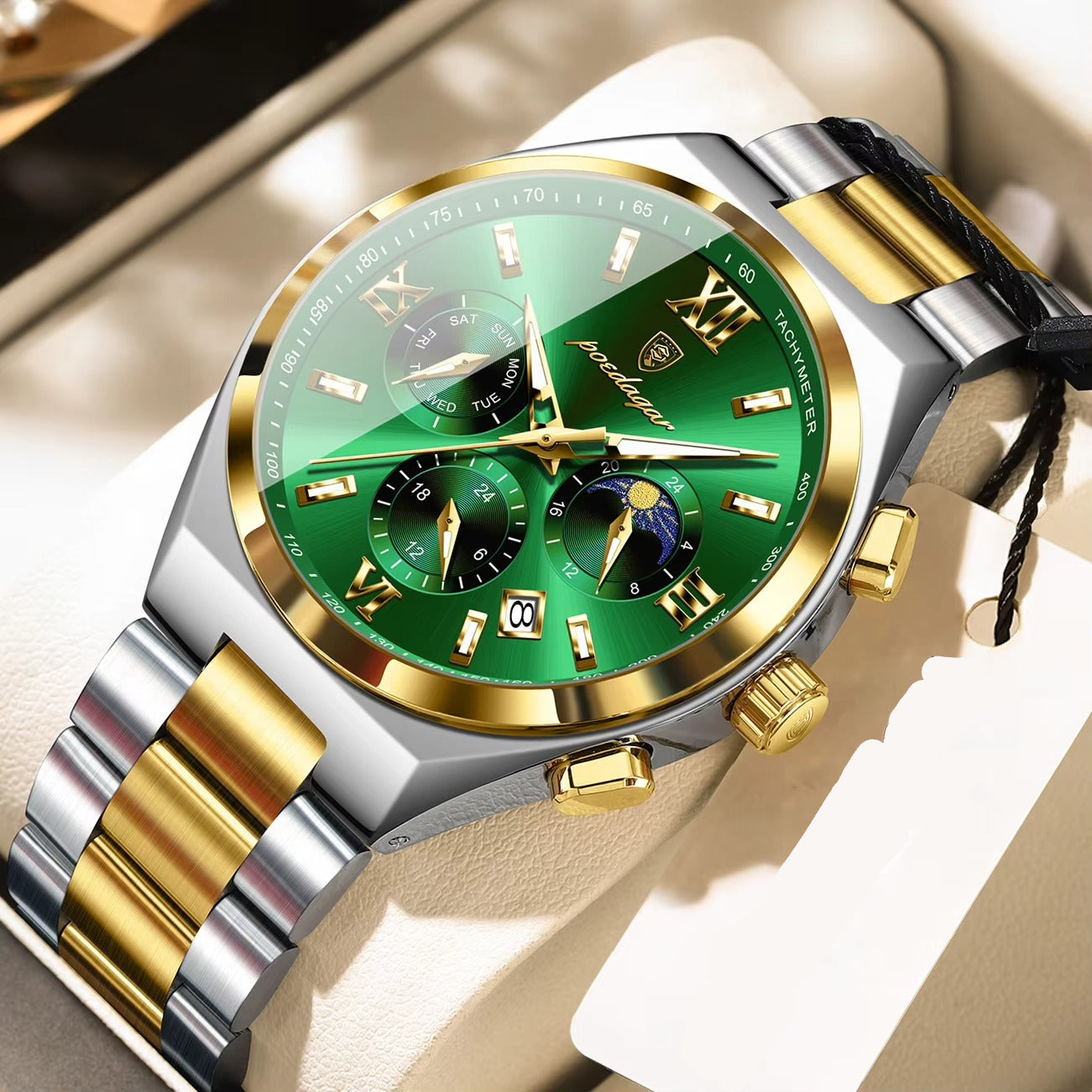 Elegante Edelstahl Armbanduhr "Waterproof Business no.5248“ - PITANI