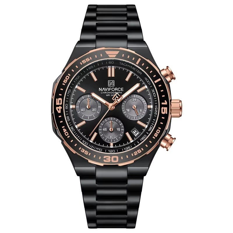 Zeitlos klassische Edelstahl Armbanduhr "Quarzo classico no.5274“ - PITANI