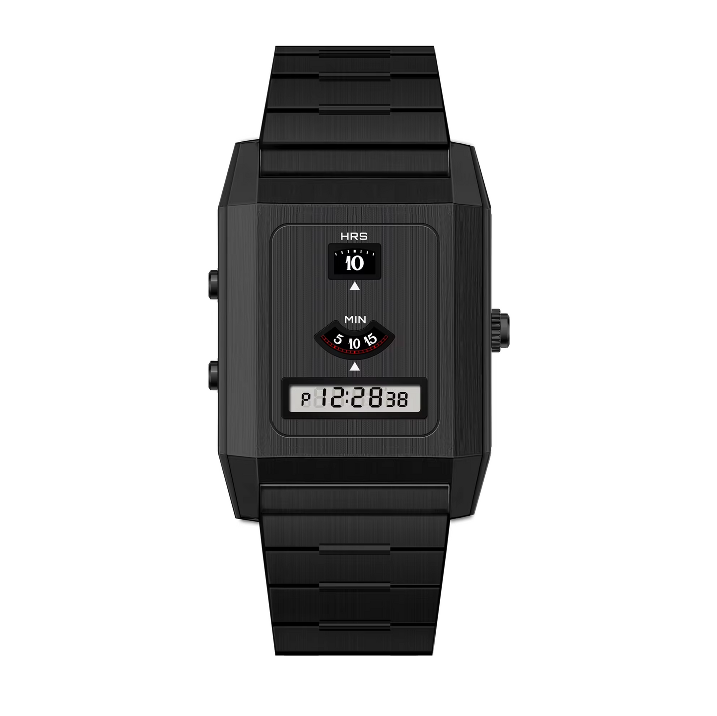 Außergewöhnliche Retro Edelstahl Armbanduhr "Design vintage-futuristico no.5210" - PITANI