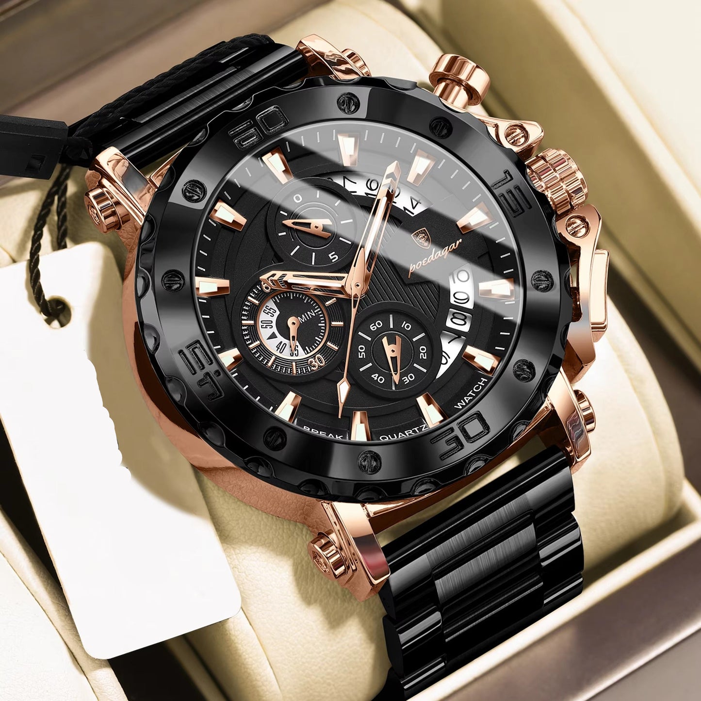 Edelstahl Armbanduhr "Moda Uomo no.5238“ - PITANI