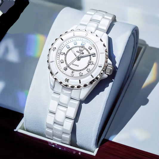 SALE | Elegante Keramik Armbanduhr "Acciaio ceramico no.3232“ - PITANI