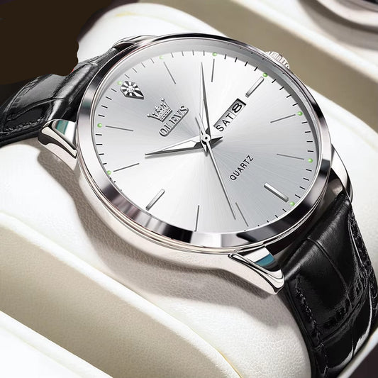 Edelstahl Armbanduhr "Calendario doppio semplice no.4136" - PITANI