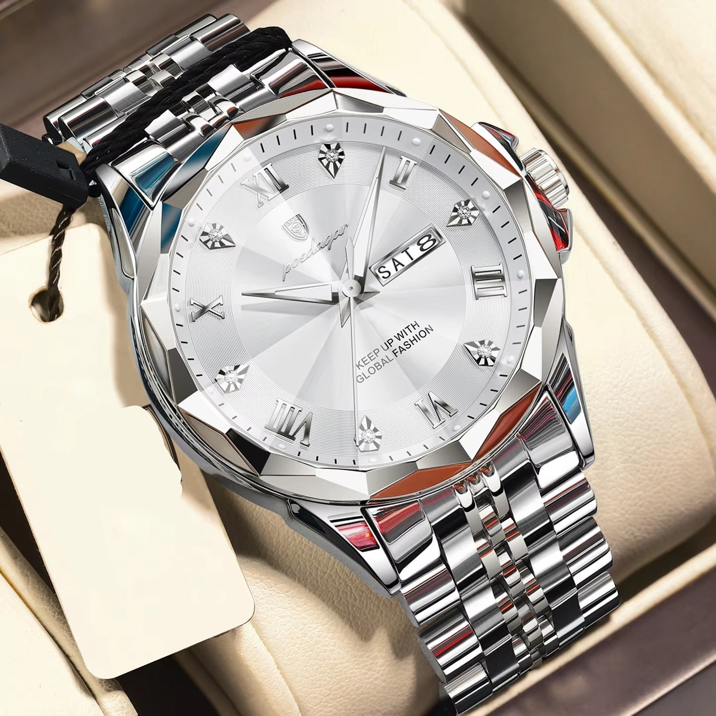 Elegante Edelstahl Business Armbanduhr "Orologio da polso no.5271“ - PITANI