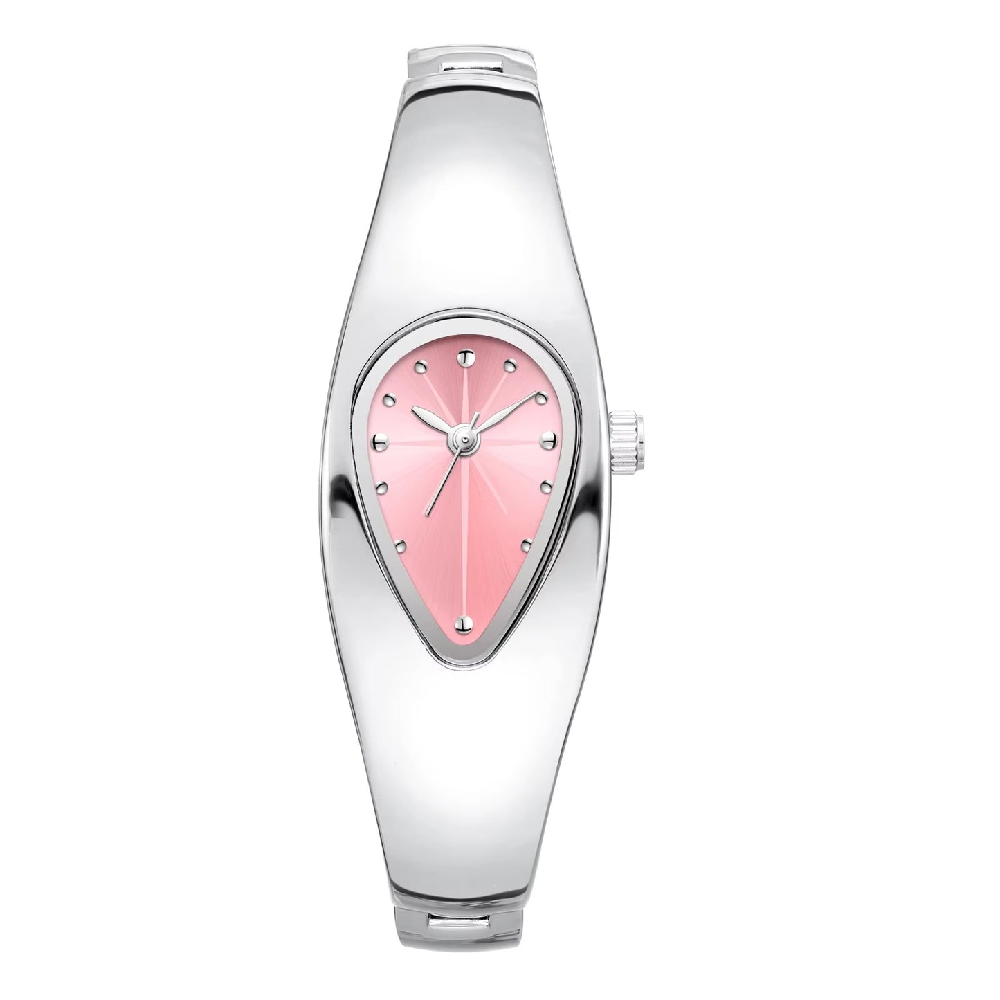 Außergewöhnliche Edelstahl Armbanduhr in Wassertropfen Form "Lama creativa die acqua no.3208" - PITANI