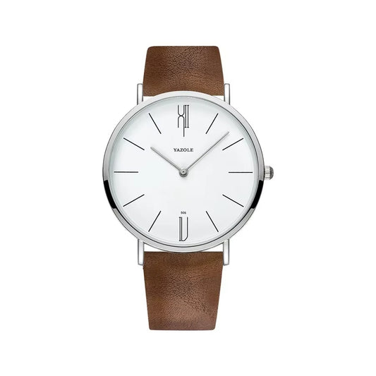 SALE | Minimalistische ultra dünne Leder Armbanduhr "Cintura in pelle no.4132" - PITANI