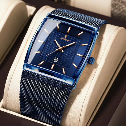 Ultra dünne Quadratische Armbanduhr "Orologio da polso da uomo rettangolare no.4179" - PITANI