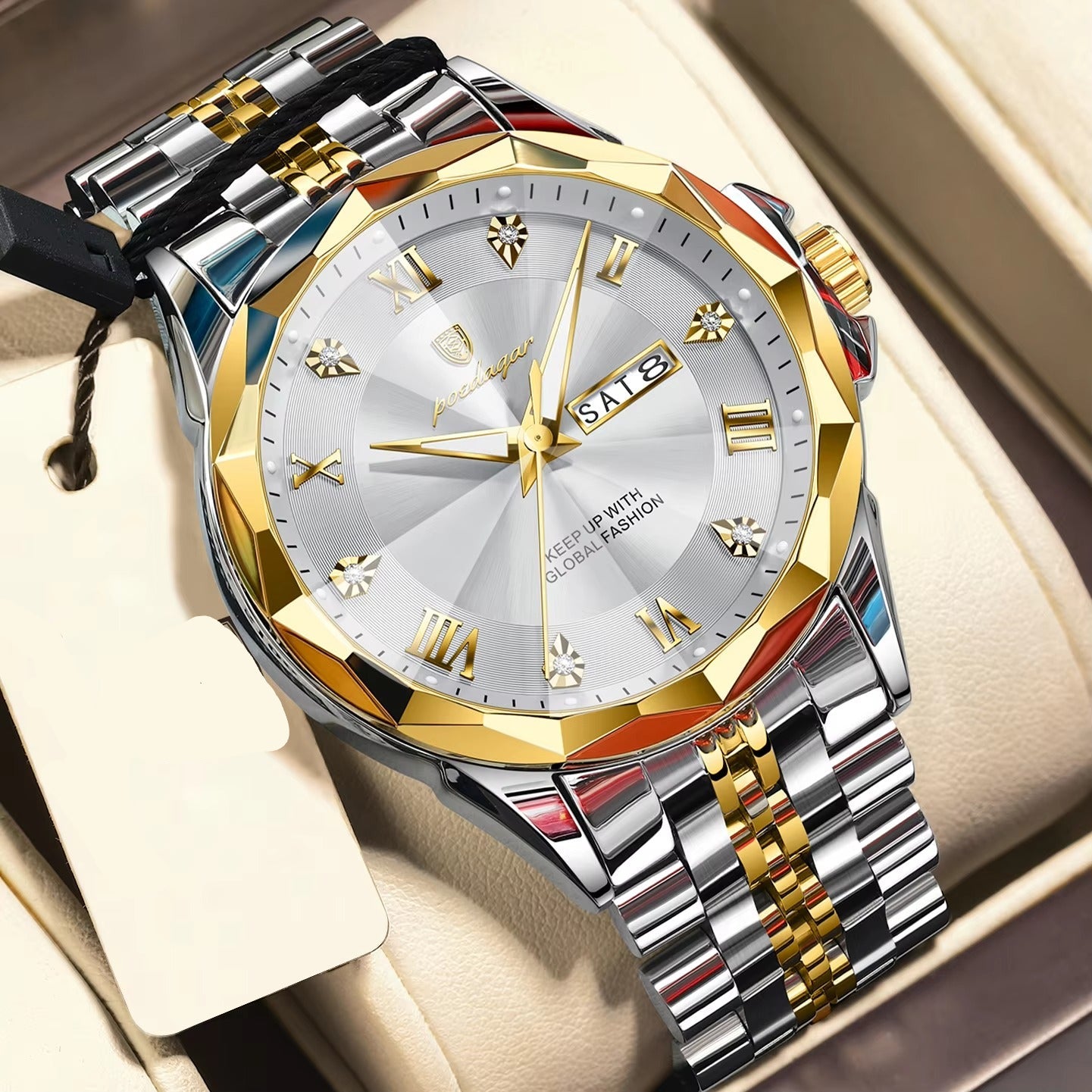 Elegante Edelstahl Business Armbanduhr "Orologio da polso no.5271“ - PITANI