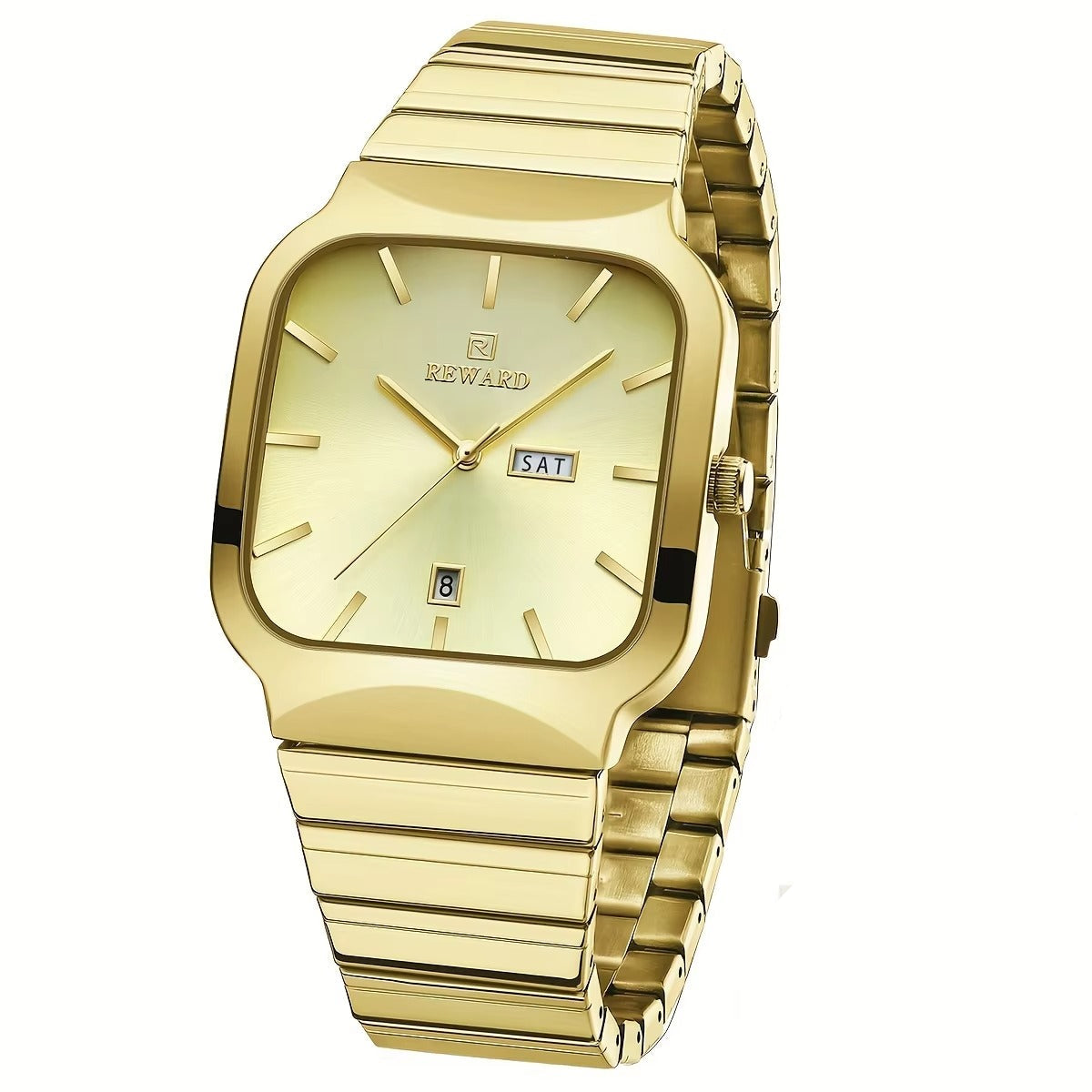 Moderne kantige Edelstahl Armbanduhr "Sport alla moda no.5178" - PITANI