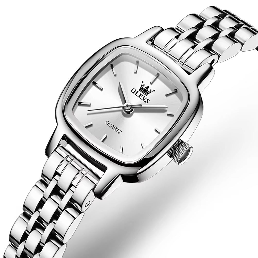 Kleine quadratische Edelstahl Armbanduhr "Piccolo quadrante alla moda no.3235“ - PITANI