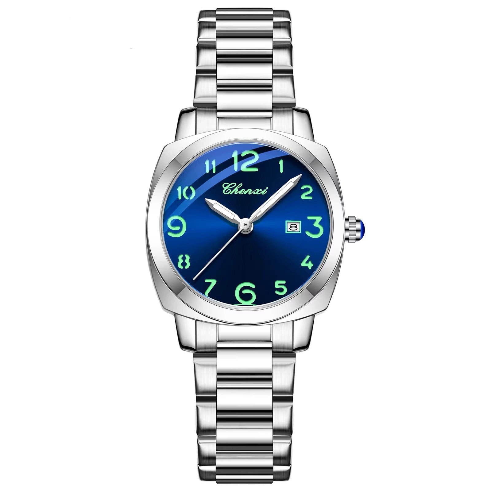 Edelstahl Armbanduhr "Pulsante luce calendariono.3209" - PITANI