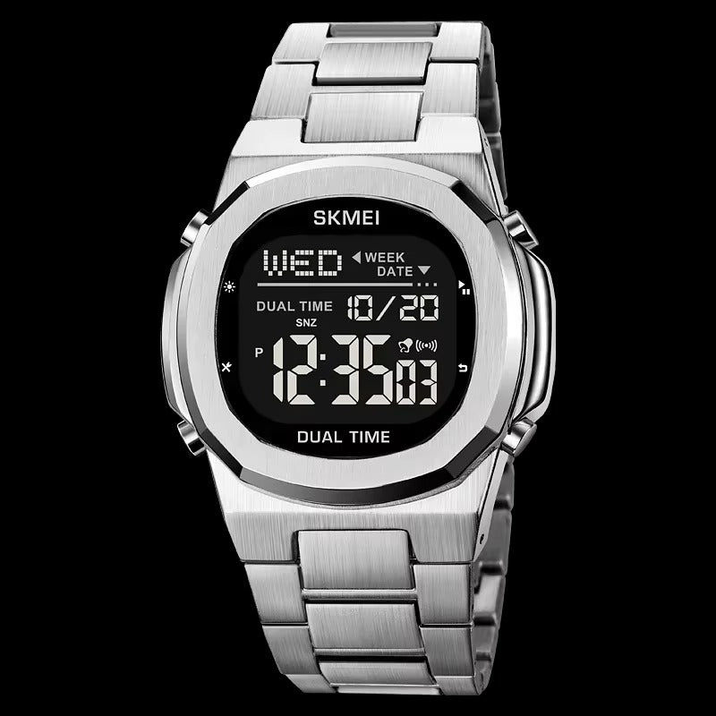 Digitale Edelstahl Armbanduhr "Elettronica di lusso no.5276“ - PITANI