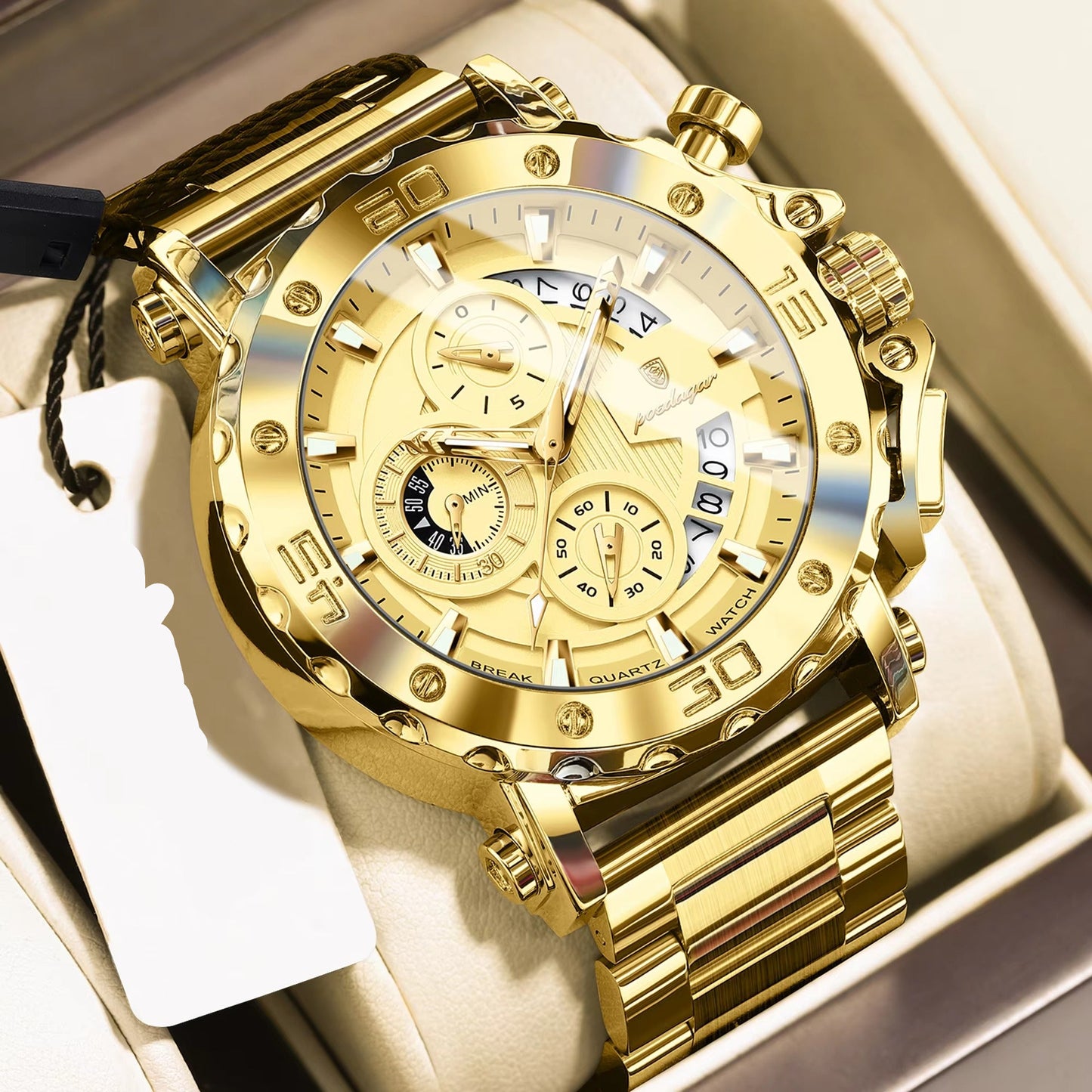 Edelstahl Armbanduhr "Moda Uomo no.5238“ - PITANI