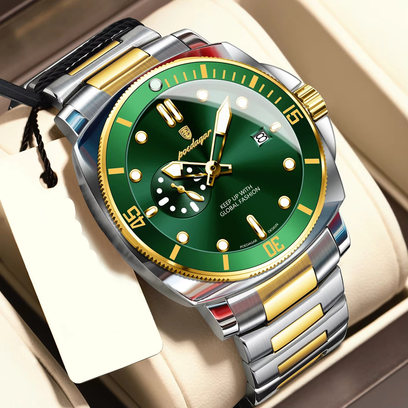 Edelstahl Armbanduhr "Orologio da uomo alla moda no.4152" - PITANI