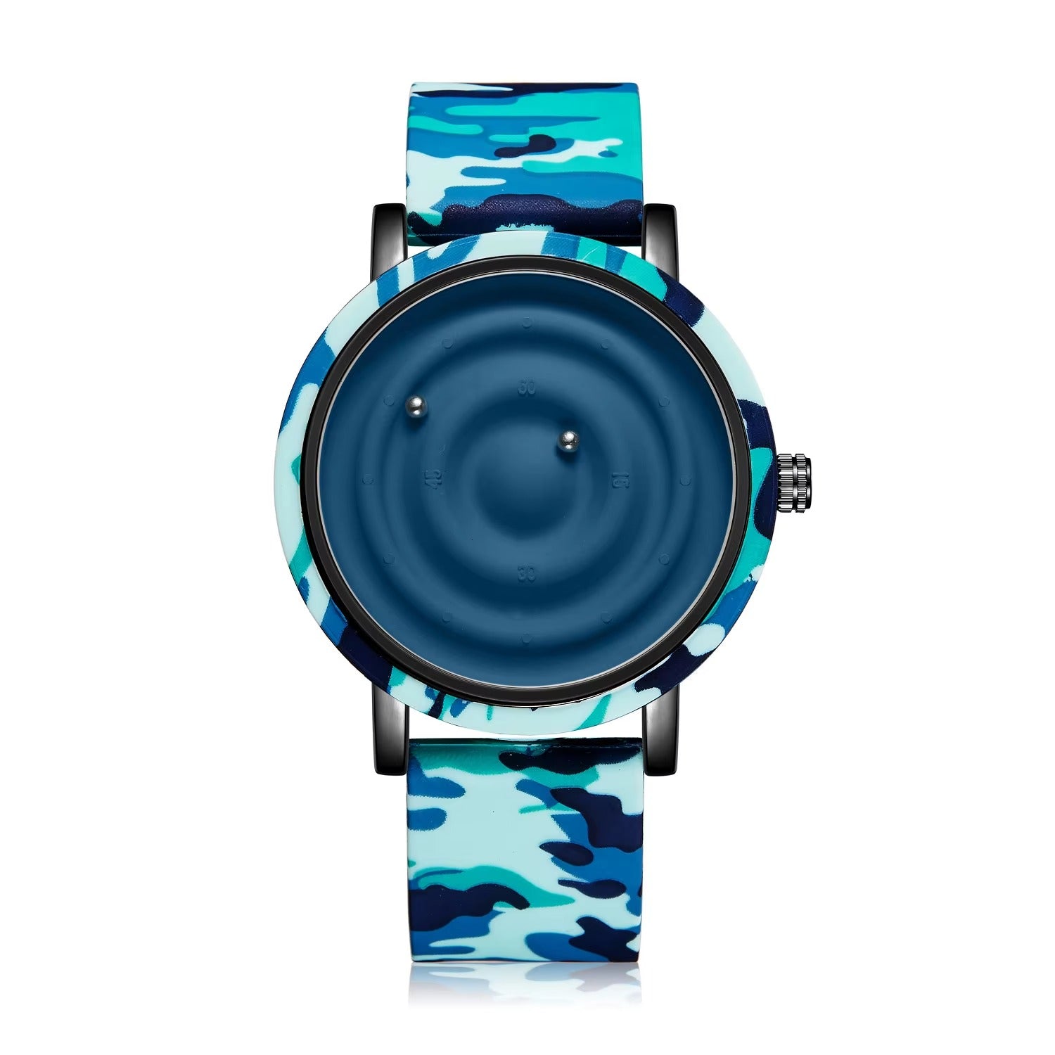 Außergewöhnliche Armbanduhr mit magnetischen Kugelzeiger "Magnetico galleggiante no.3214" - PITANI