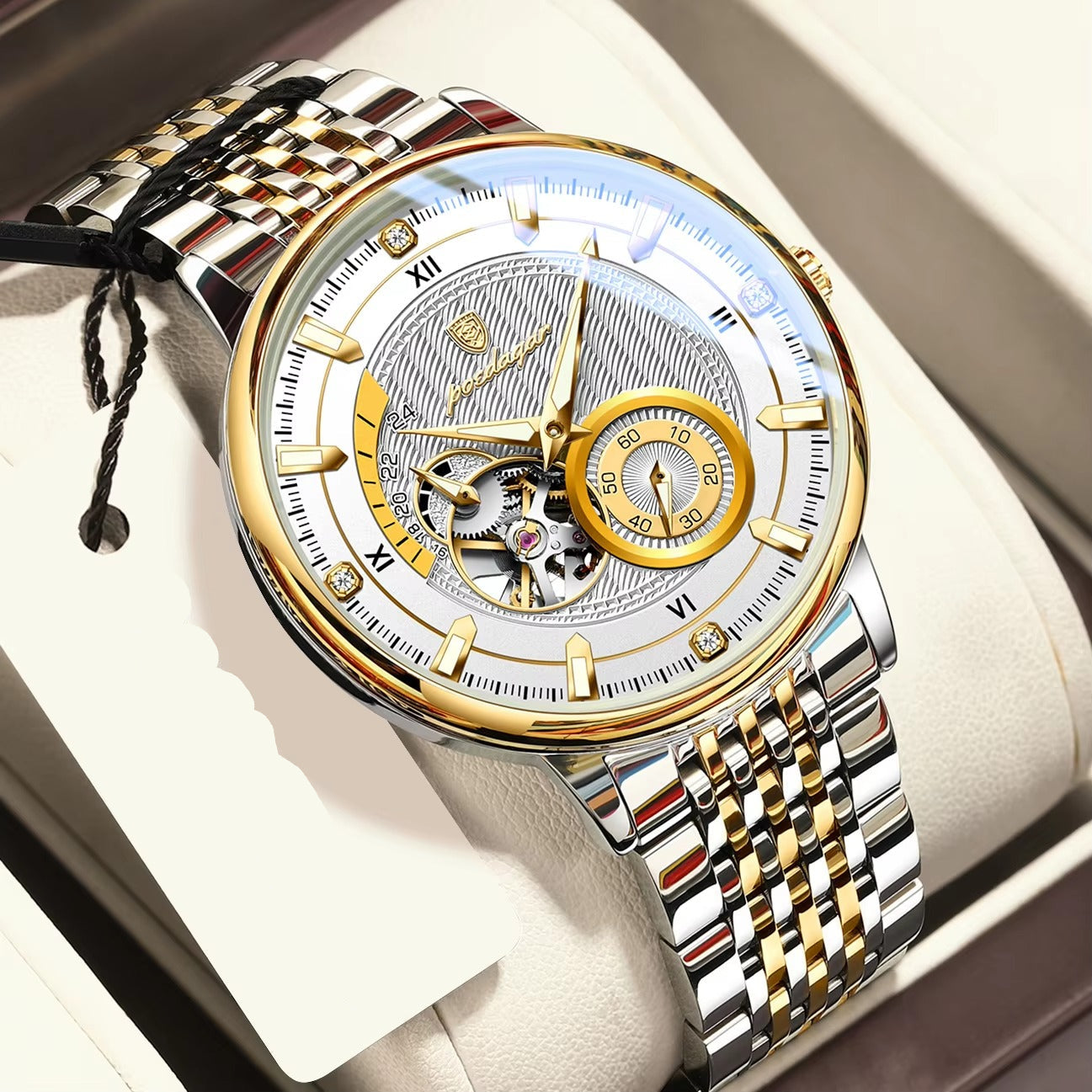 Edelstahl Automatik Armbanduhr "Meccanica automatica no.5242“ - PITANI