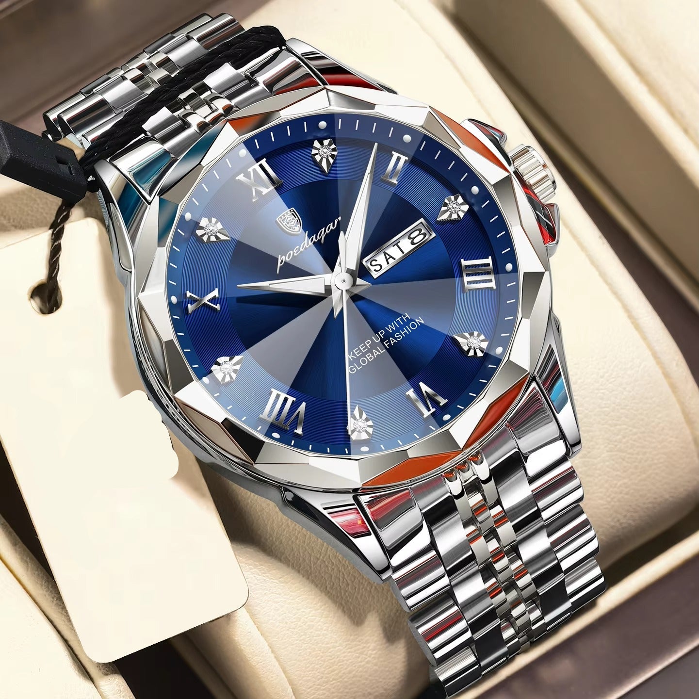 Elegante Edelstahl Business Armbanduhr "Orologio da polso no.5271“ - PITANI
