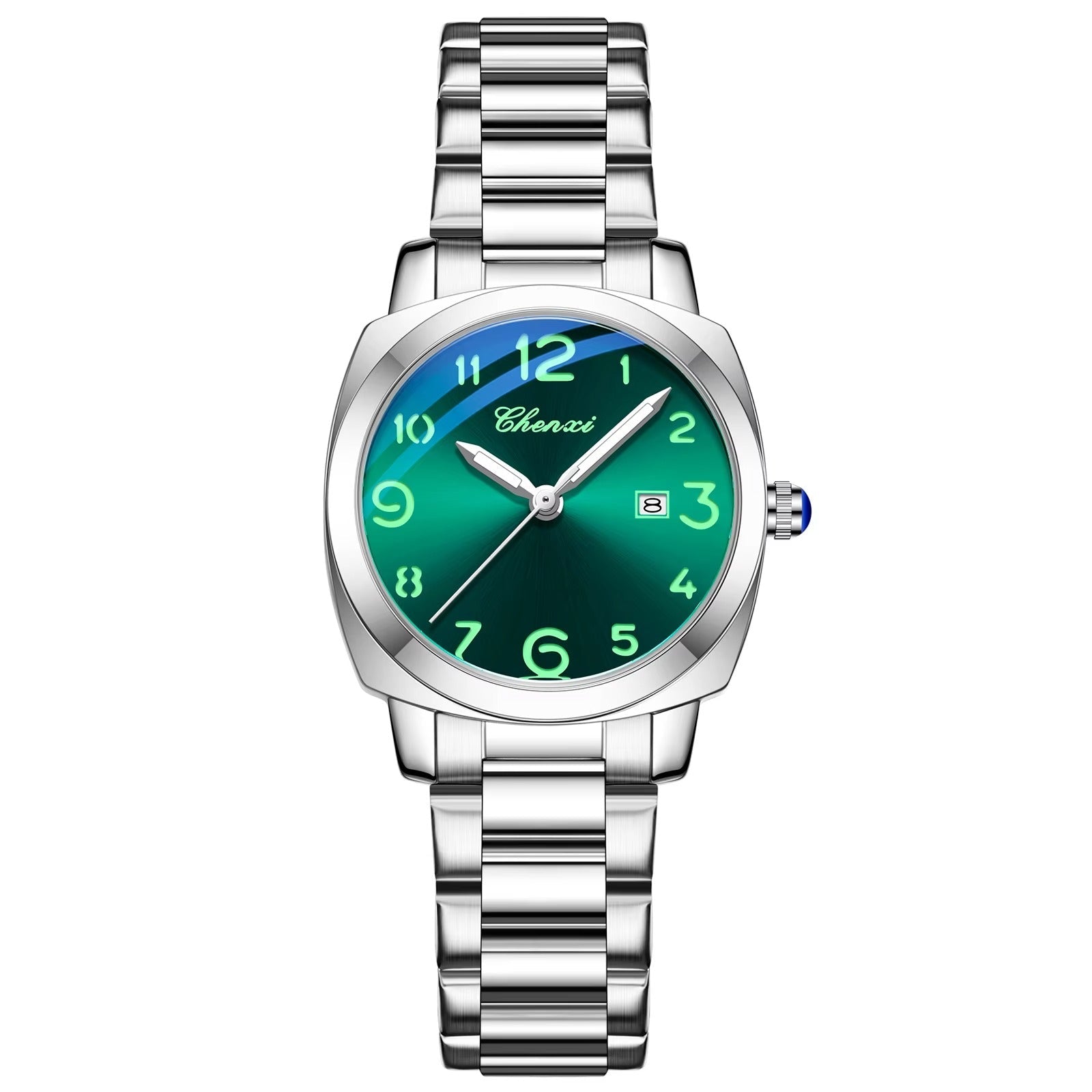 Edelstahl Armbanduhr "Pulsante luce calendariono.3209" - PITANI