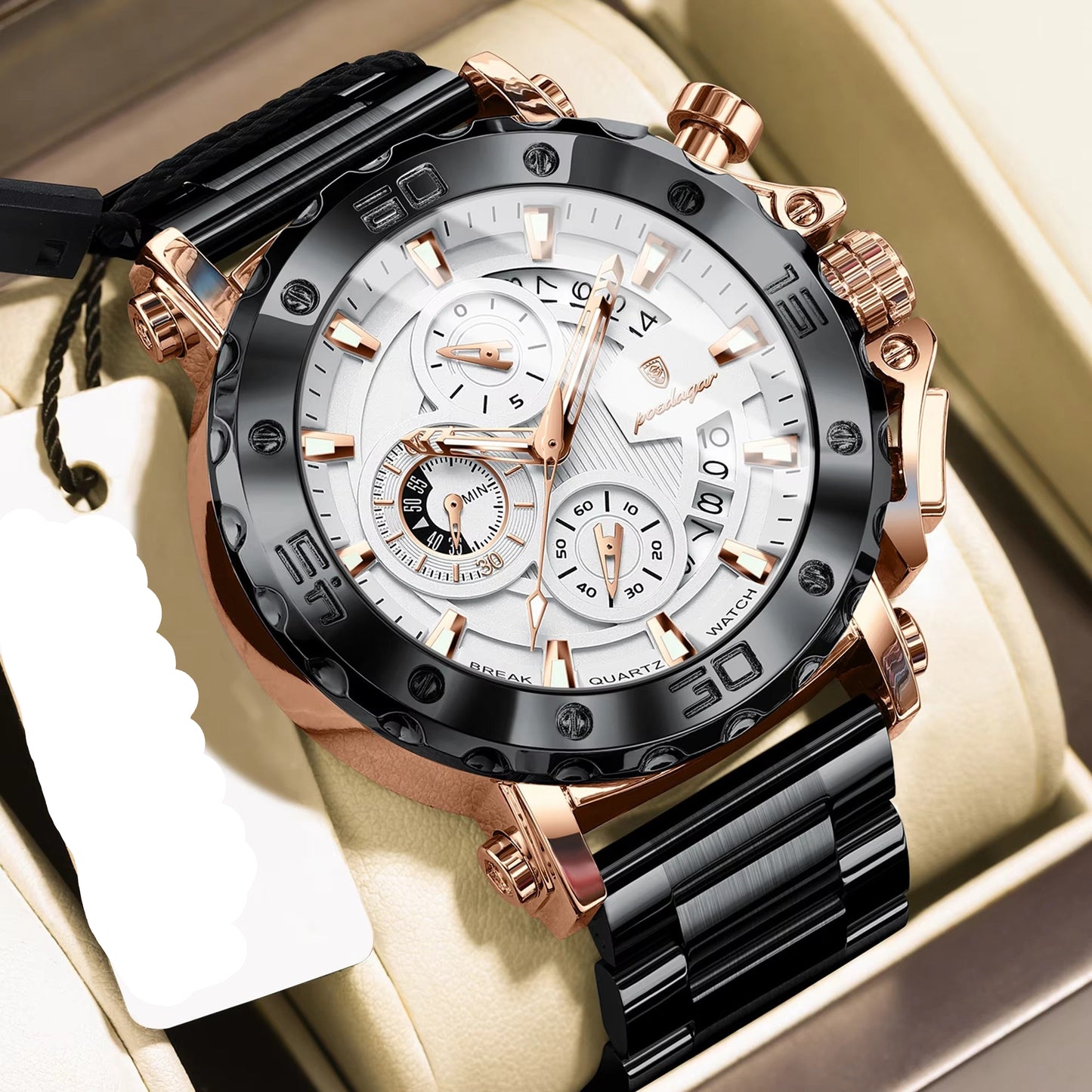 Edelstahl Armbanduhr "Moda Uomo no.5238“ - PITANI