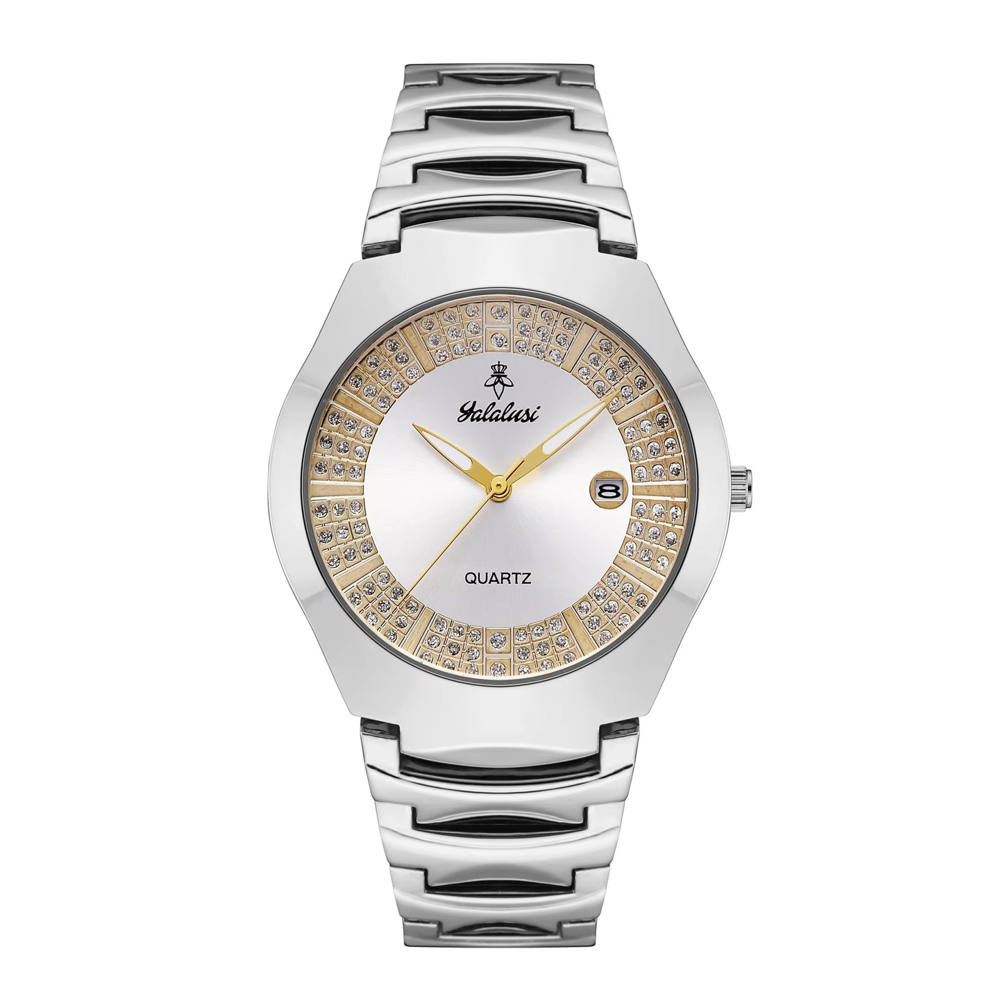 Edelstahl Armbanduhr mit Glitzer Zifferblatt "Stile aziendale no.3207" - PITANI