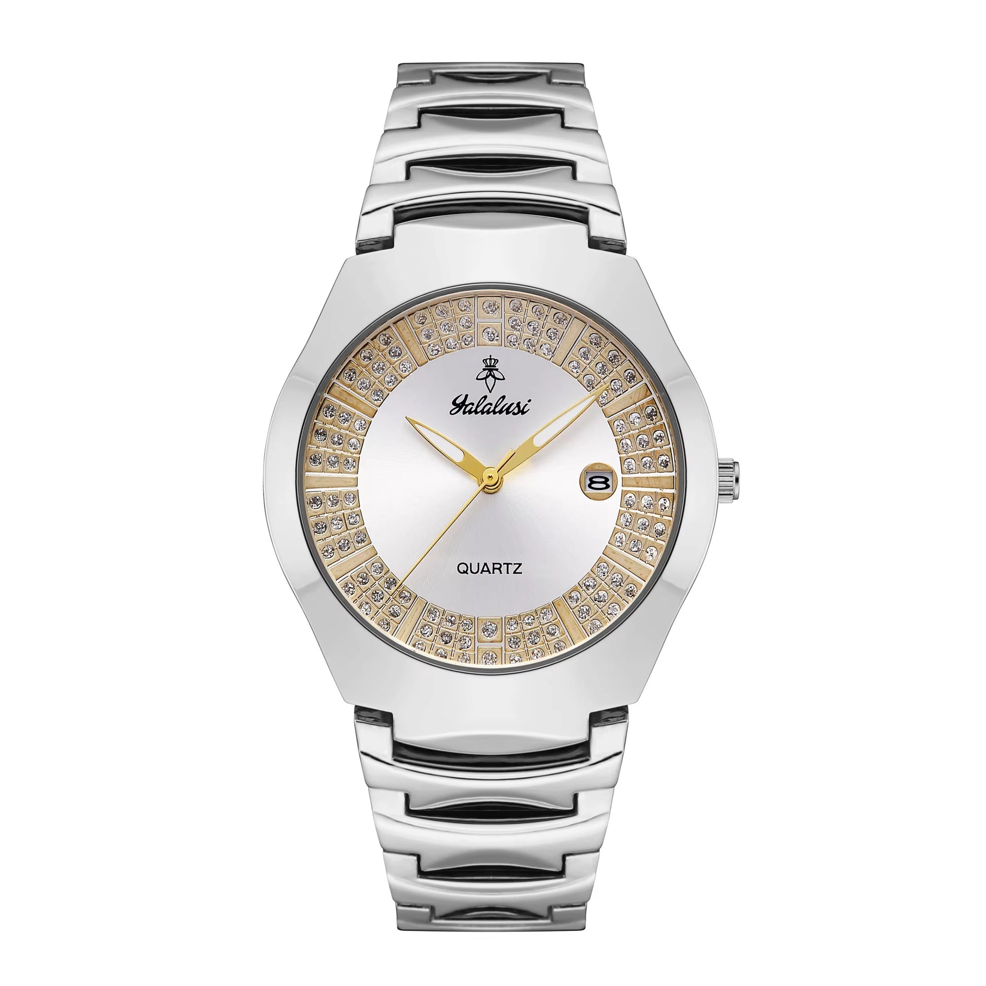 Edelstahl Armbanduhr mit Glitzer Zifferblatt "Stile aziendale no.3207" - PITANI