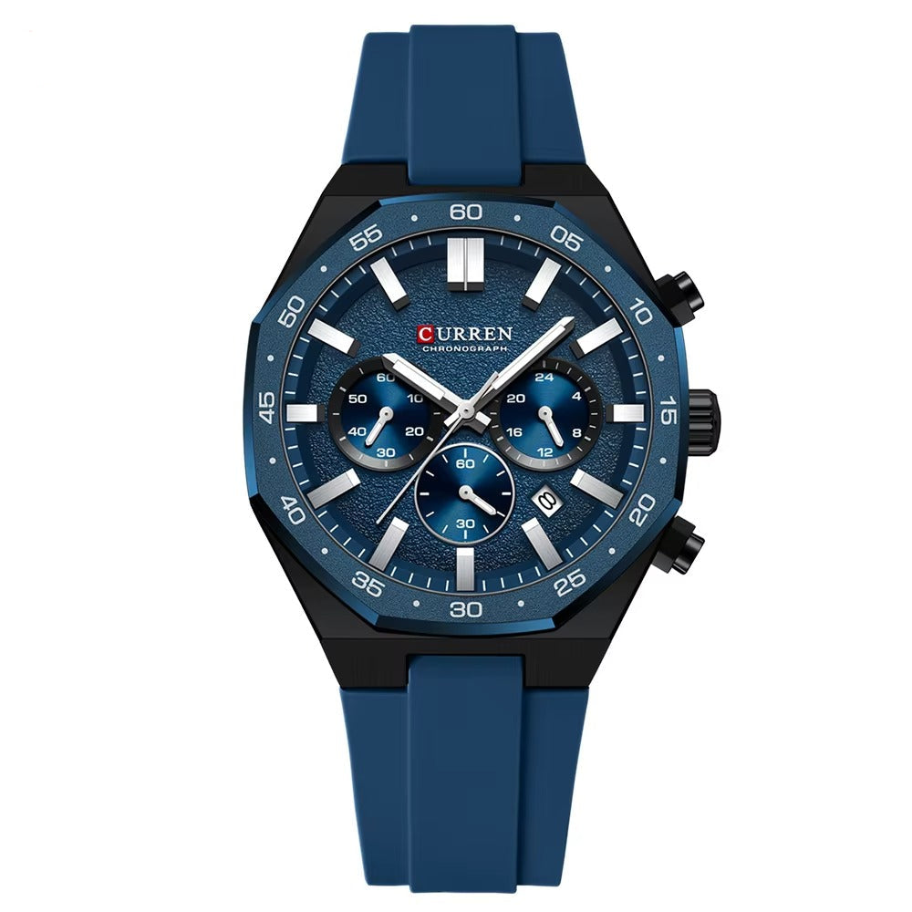 Zeitlose Silikonband Armbanduhr "Quarzo belle chiaro no.5223“ - PITANI