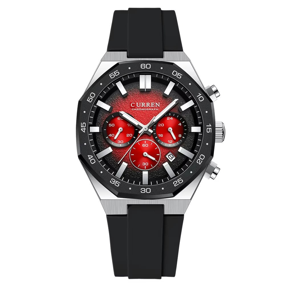 Zeitlose Silikonband Armbanduhr "Quarzo belle chiaro no.5223“ - PITANI