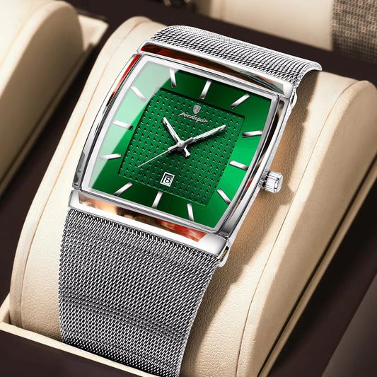 SALE | Ultra dünne Quadratische Armbanduhr "Orologio da polso da uomo rettangolare no.4179" - PITANI