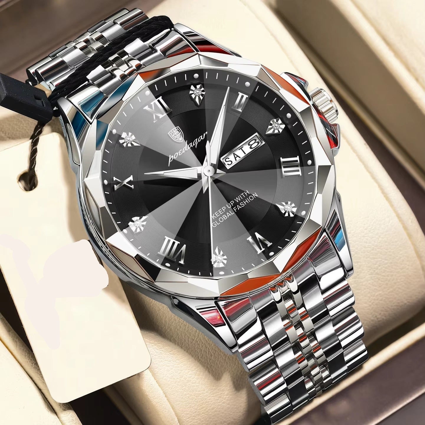 Elegante Edelstahl Business Armbanduhr "Orologio da polso no.5271“ - PITANI