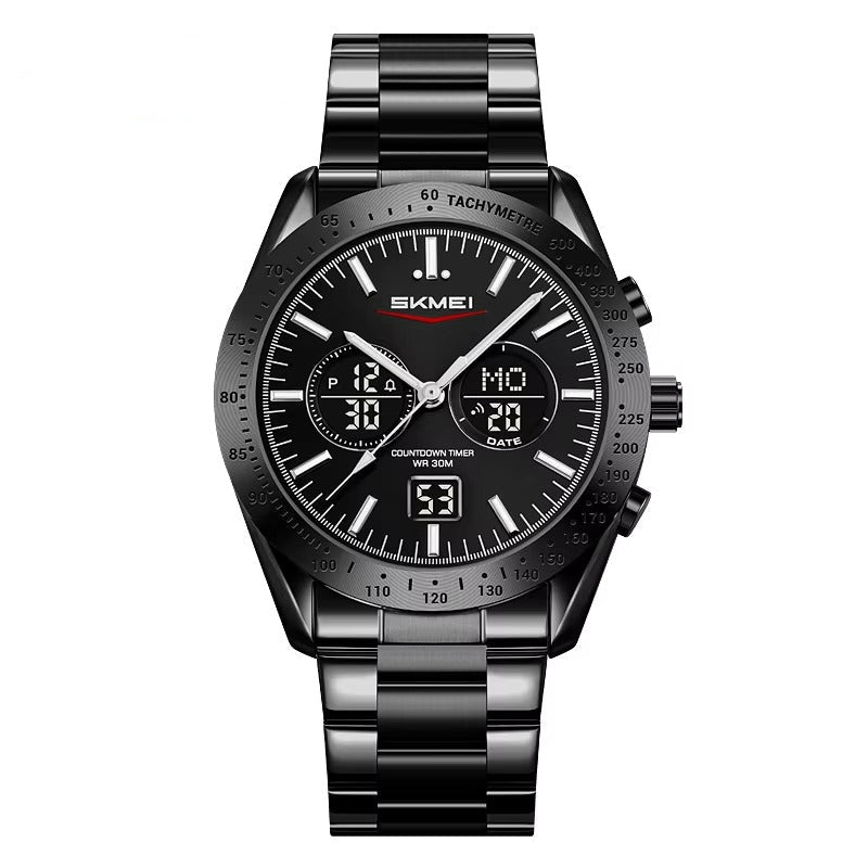 Edelstahl Armbanduhr "Doppio display no.5255“ - PITANI