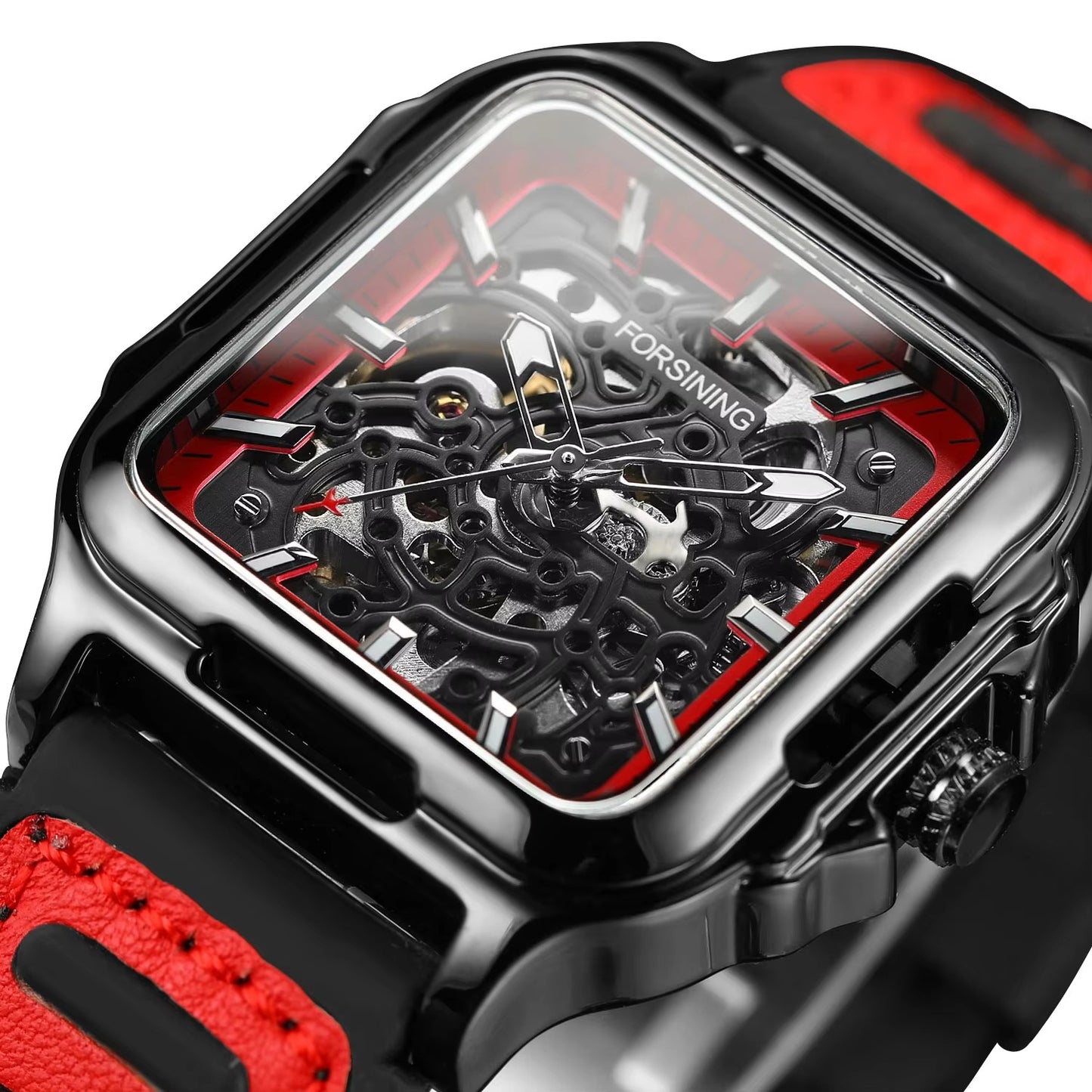 Quadratische Automatik Armbanduhr "Militare di acciaio no.5290“ - PITANI