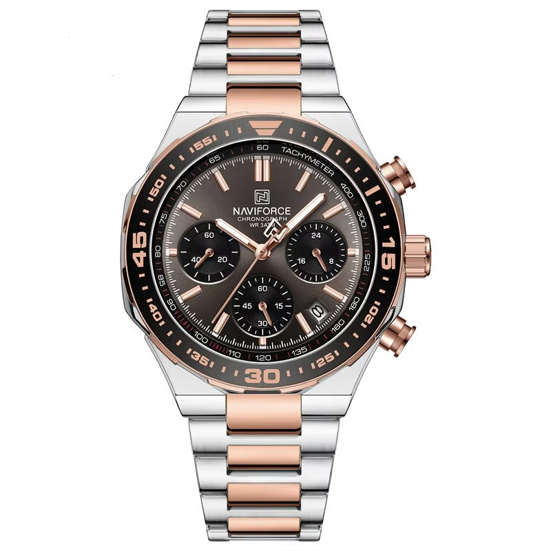 Zeitlos klassische Edelstahl Armbanduhr "Quarzo classico no.5274“ - PITANI