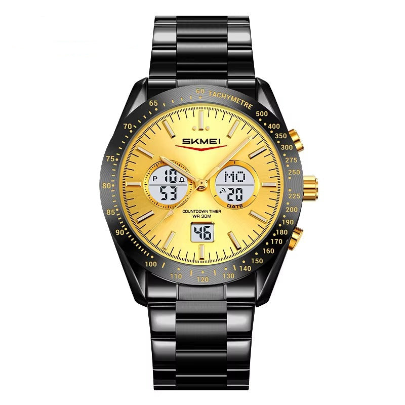 Edelstahl Armbanduhr "Doppio display no.5255“ - PITANI