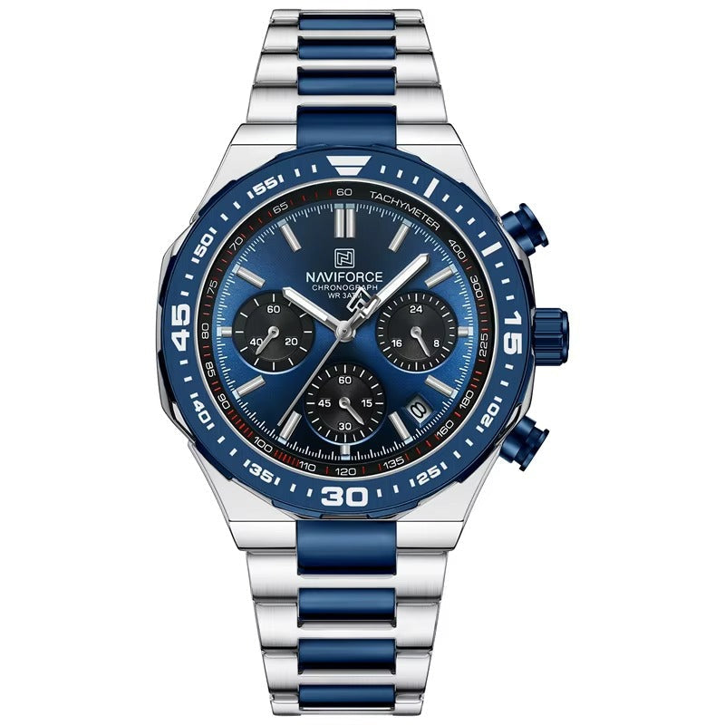 Zeitlos klassische Edelstahl Armbanduhr "Quarzo classico no.5274“ - PITANI
