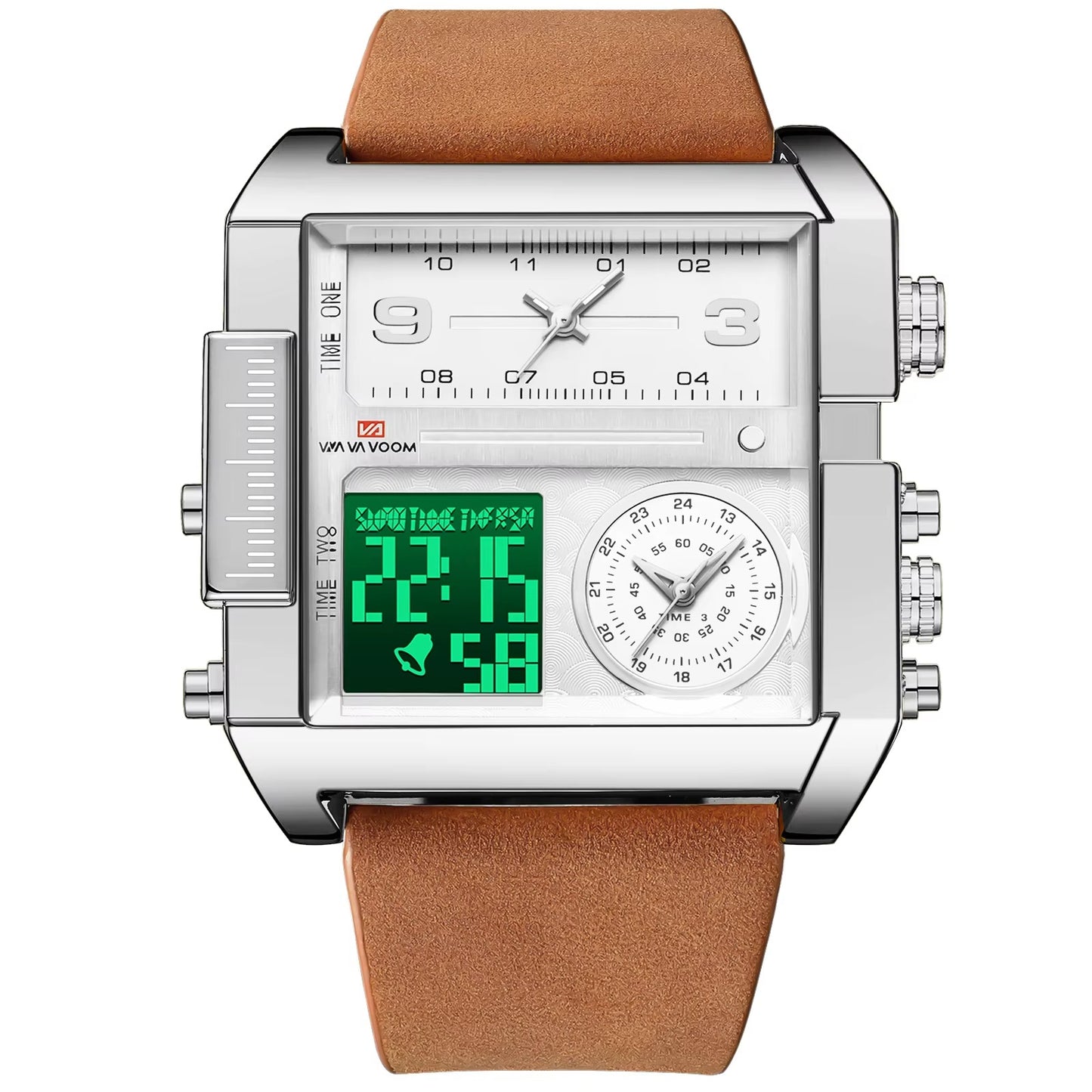 Große Leder Armbanduhr "Cinturino in pelle no.5297“ - PITANI