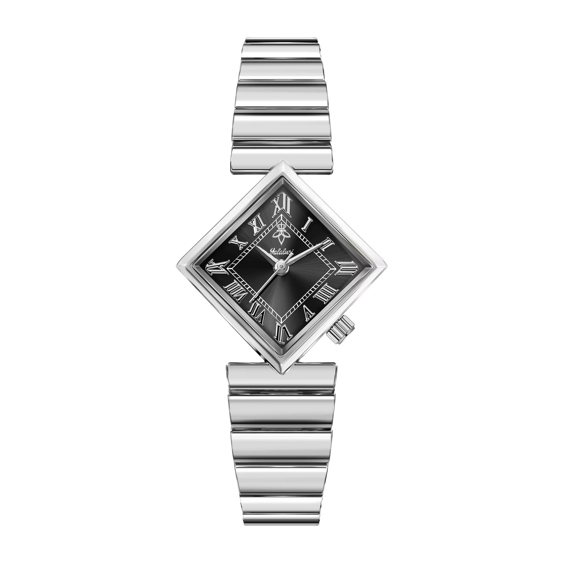 Viereckige elegante Edelstahl Armbanduhr "Resistente ai graffi no.3212" - PITANI