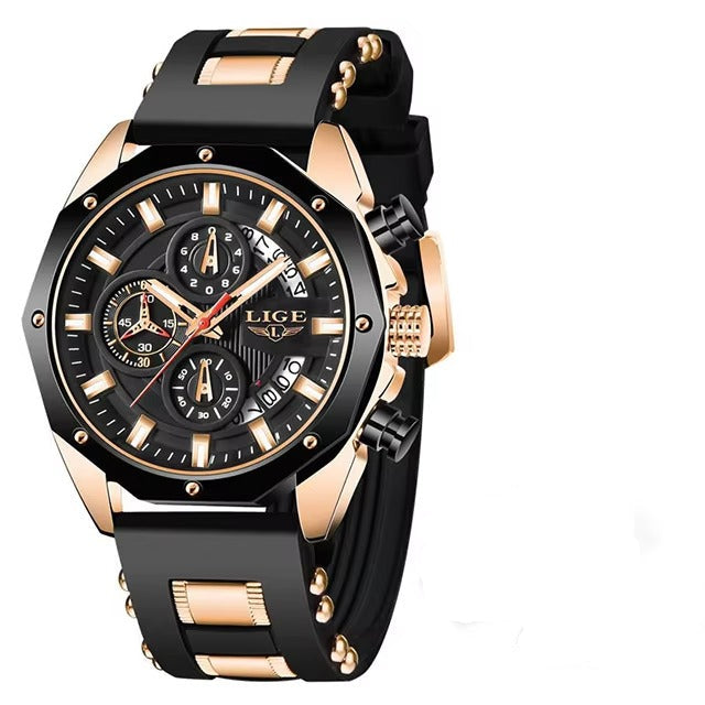 Edelstahl Armbanduhr "Militare in silicone no.4114" - PITANI