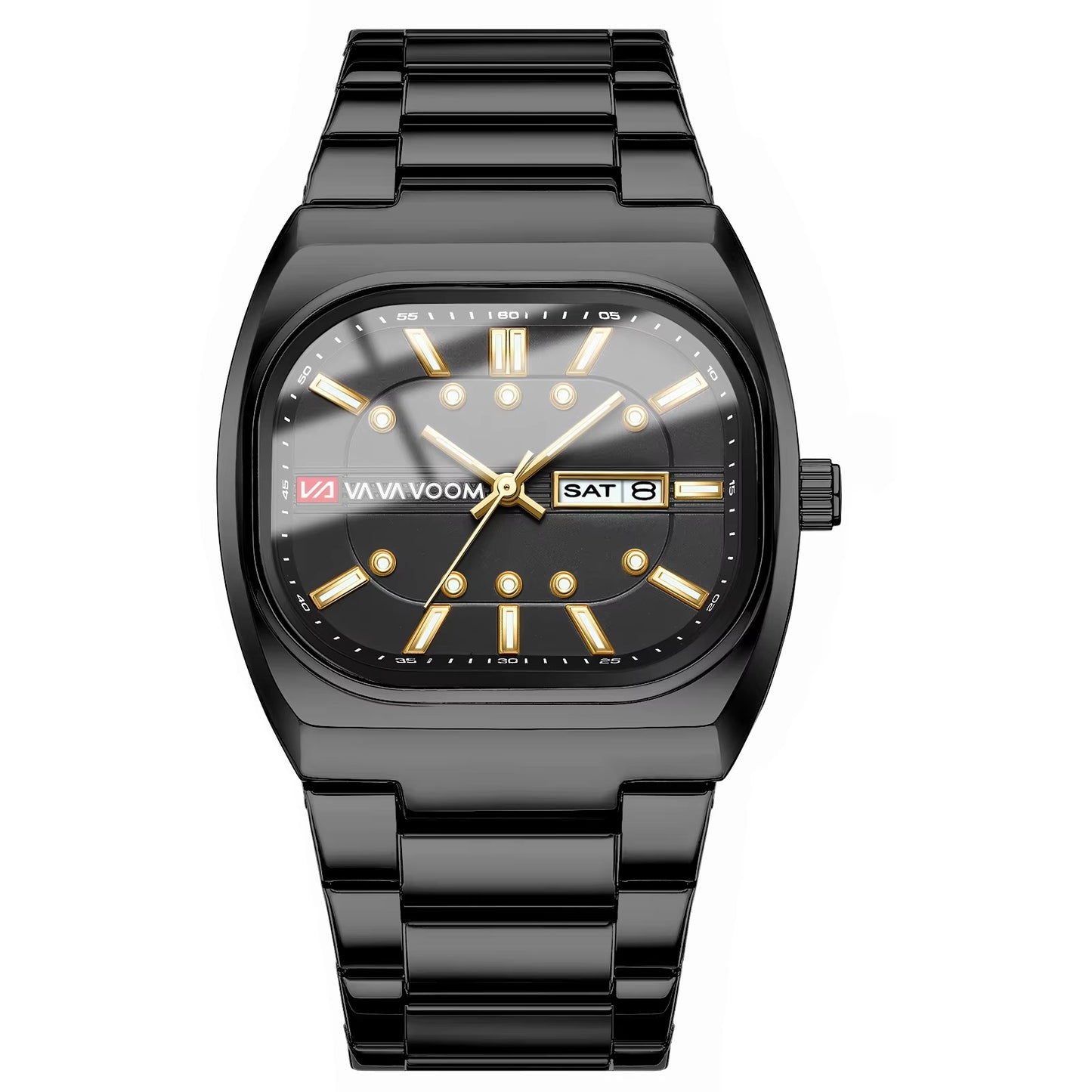 Quadratisch elegante Edelstahl Armbanduhr "Movimento analogico no.5246“ - PITANI