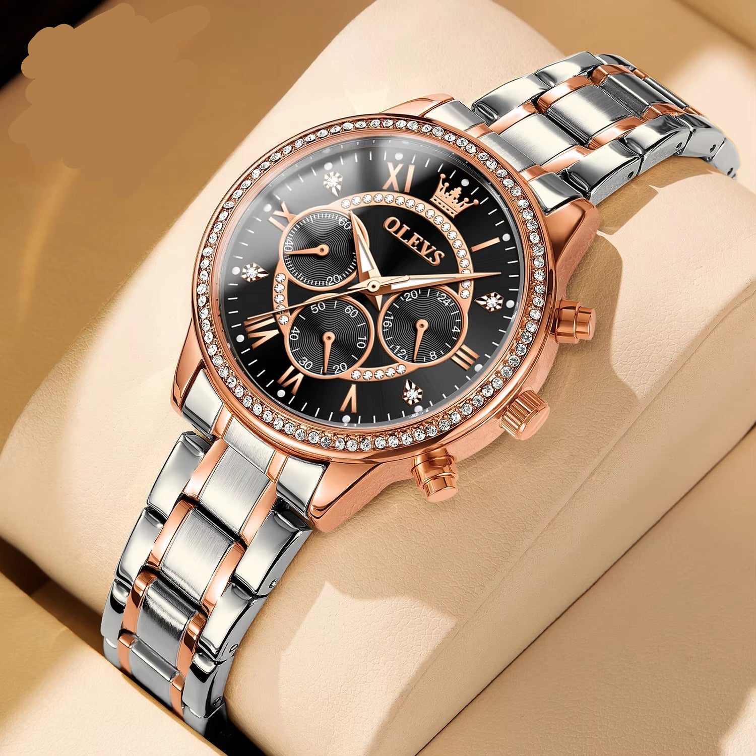 Glitzer Armbanduhr im eleganten Design "Orologio lamore di no.5174" - PITANI