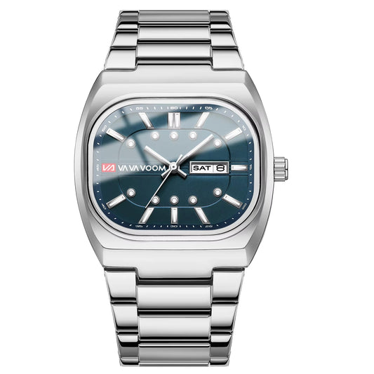 Quadratisch elegante Edelstahl Armbanduhr "Movimento analogico no.5246“ - PITANI