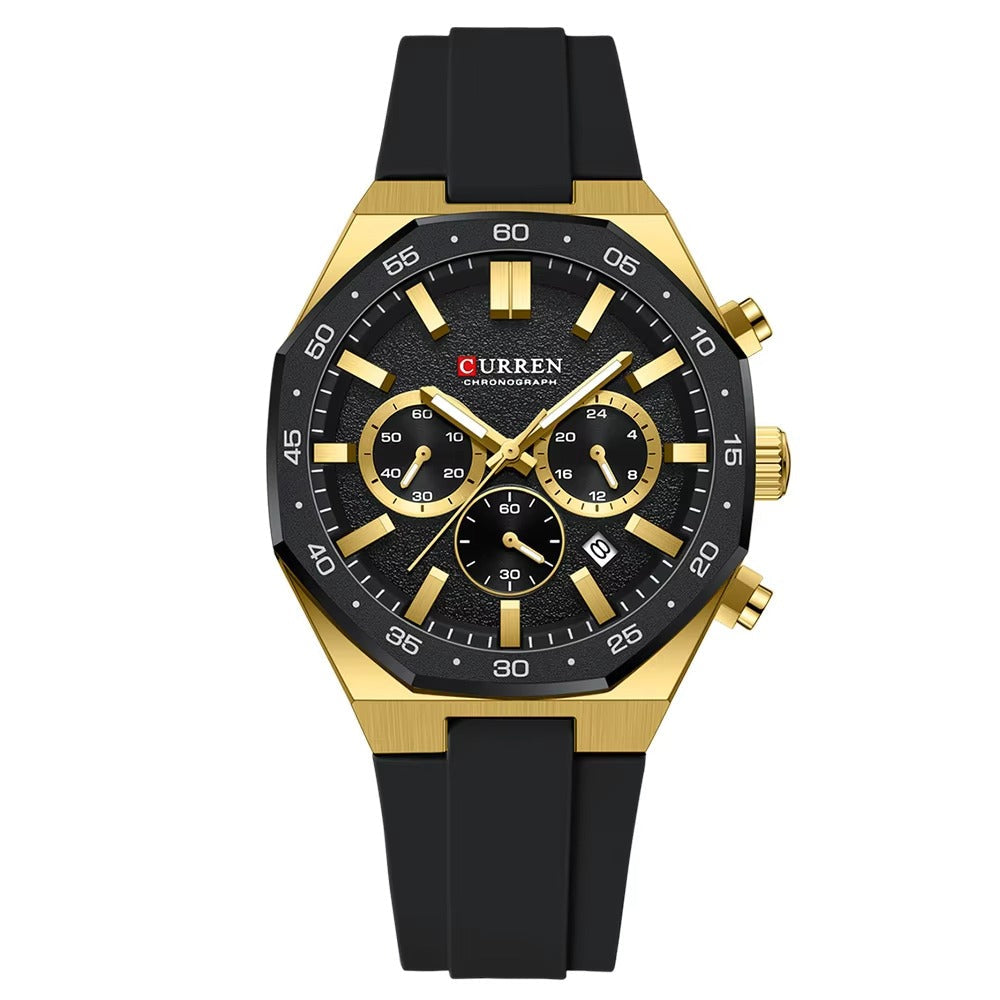 Zeitlose Silikonband Armbanduhr "Quarzo belle chiaro no.5223“ - PITANI