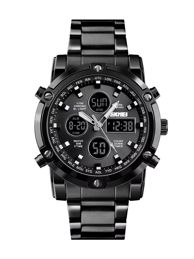 Außergewöhnliche Edelstahl Armbanduhr "Movimento al quarzo no.5275“ - PITANI