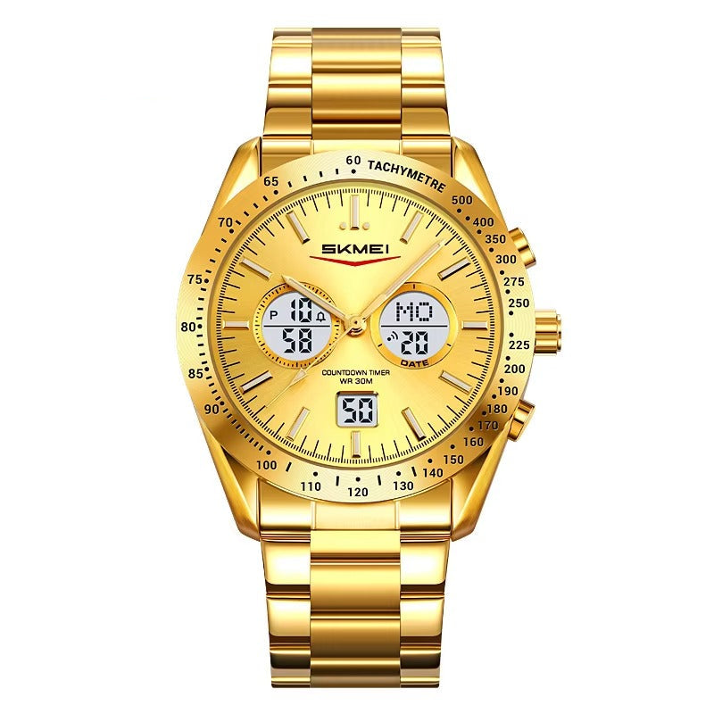 Edelstahl Armbanduhr "Doppio display no.5255“ - PITANI