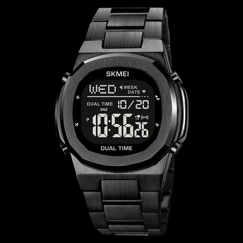 Digitale Edelstahl Armbanduhr "Elettronica di lusso no.5276“ - PITANI