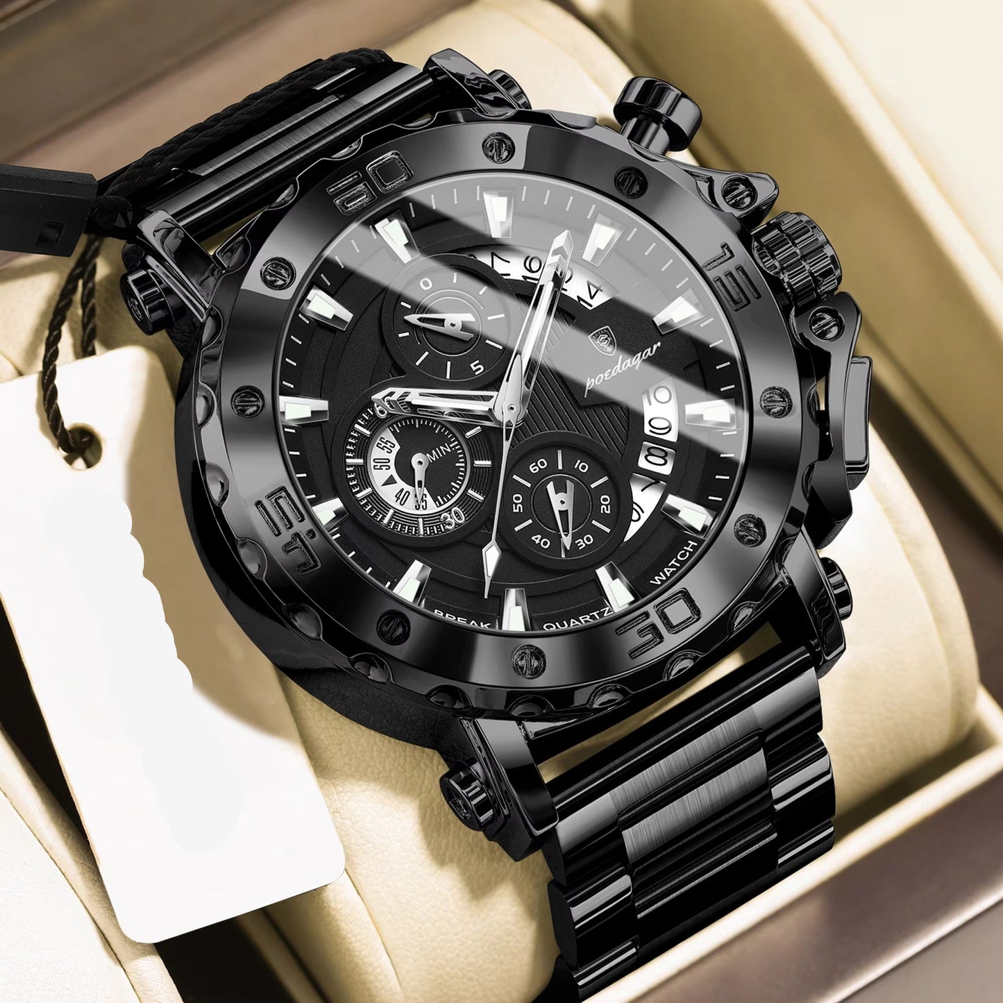 Edelstahl Armbanduhr "Moda Uomo no.5238“ - PITANI