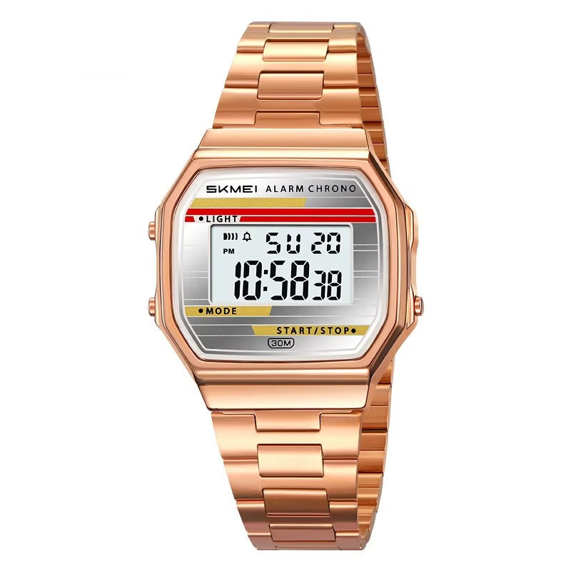 Digitale Edelstahl Armbanduhr "Cronometro digitale no.5227“ - PITANI