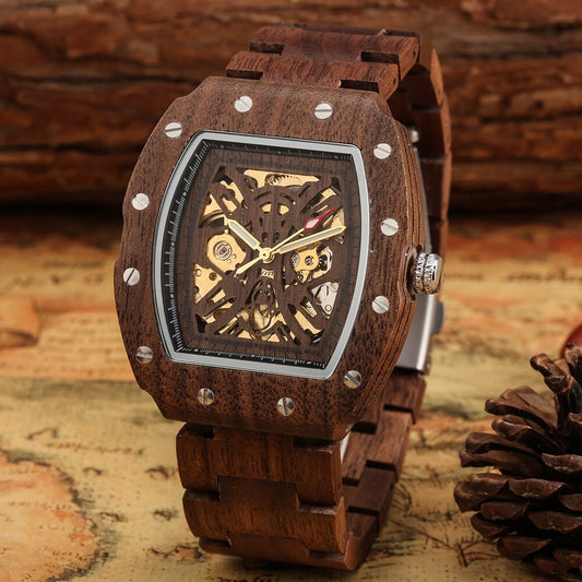 Holz Automatik Armbanduhr "Rossastro no.805" - PITANI